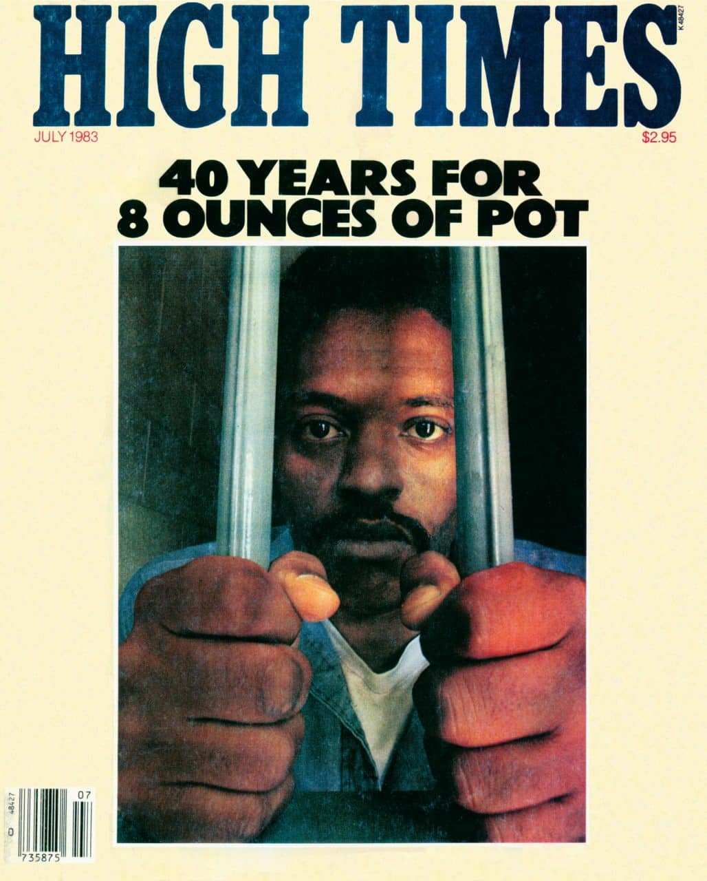 Roger Davis on High Times cover