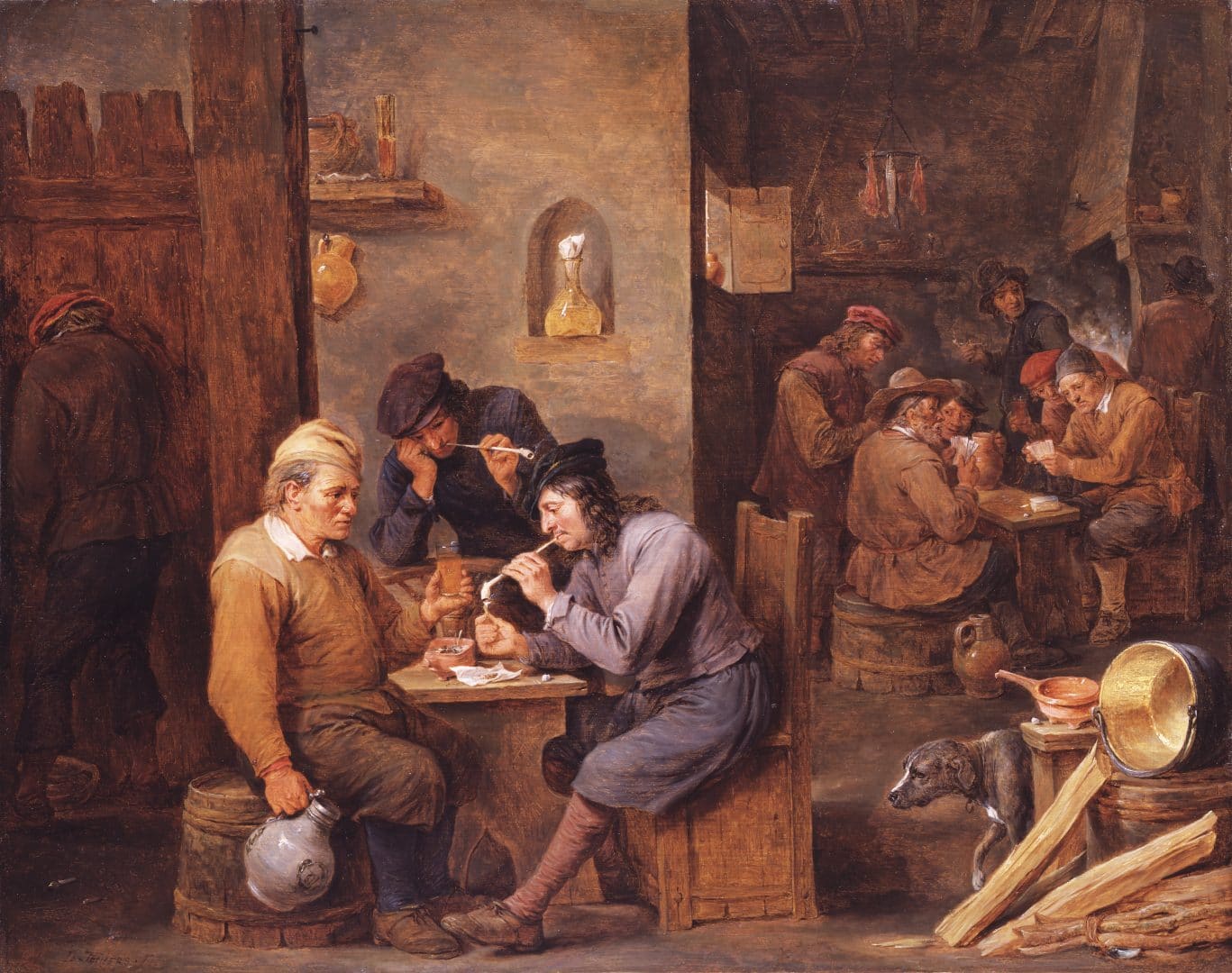 David Teniers the Younger, Smokers in a Tavern, ca. 1660.