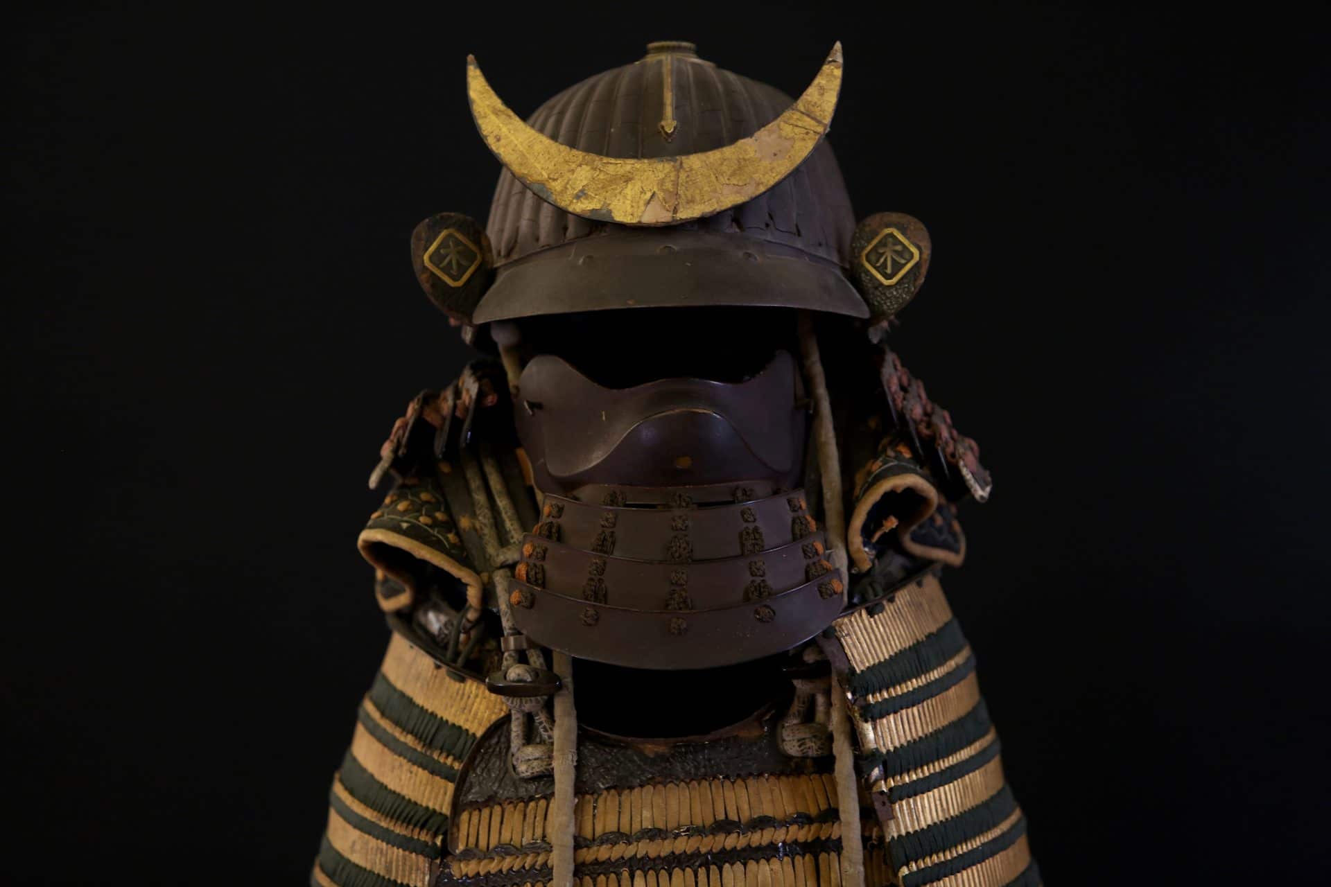 Militaire uitrusting van een Samurai, 19e eeuw.